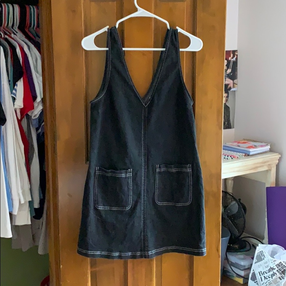 a black over cover dress